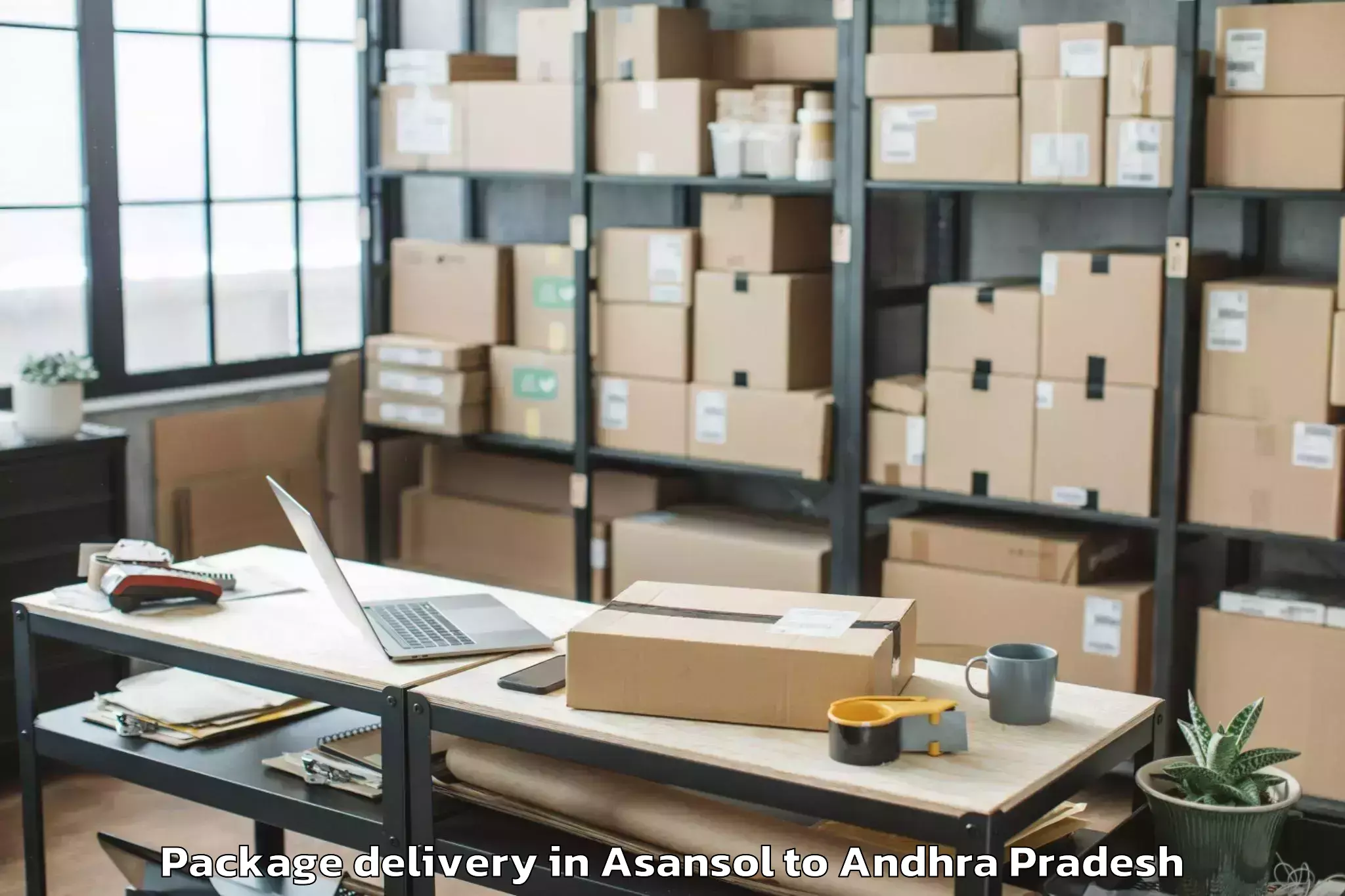 Professional Asansol to Tadikonda Package Delivery